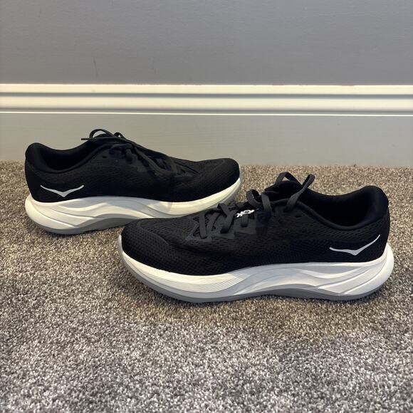 NEW Women's Hoka Rincon 4 Size 9B Black & White - Picture 3 of 9